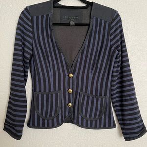 MARC BY MARC JACOBS Blue Black Gold Blazer XS